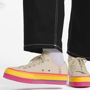 rainbow platform converse